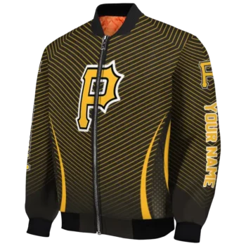customized pittsburgh pirates chevron arrow black bomber jacket best selling