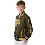 customized pittsburgh pirates chevron arrow black varsity jacket best selling