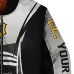 customized pittsburgh pirates mesh effect black bomber jacket best selling