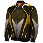 customized san diego padres mesh chest gold crocs black bomber jacket best selling