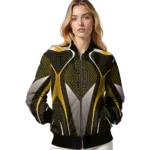 customized san diego padres mesh chest gold crocs black bomber jacket best selling