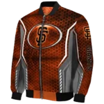 customized san francisco giants power plate orange bomber jacket best selling