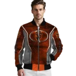 customized san francisco giants power plate orange bomber jacket best selling