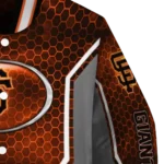 customized san francisco giants power plate orange varsity jacket best selling