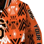 customized san francisco giants pyramid shapes orange varsity jacket best selling