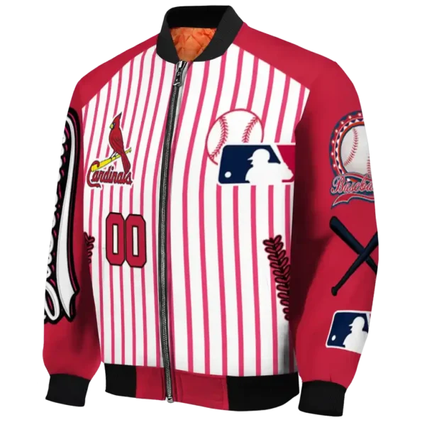 customized st louis cardinals eagle baseball red white bomber jacket best selling