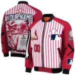 customized st louis cardinals eagle baseball red white bomber jacket best selling