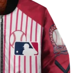 customized st louis cardinals eagle baseball red white bomber jacket best selling