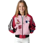 customized st louis cardinals eagle baseball red white bomber jacket best selling