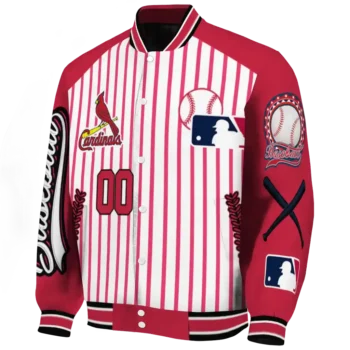 customized st louis cardinals eagle baseball red white varsity jacket best selling