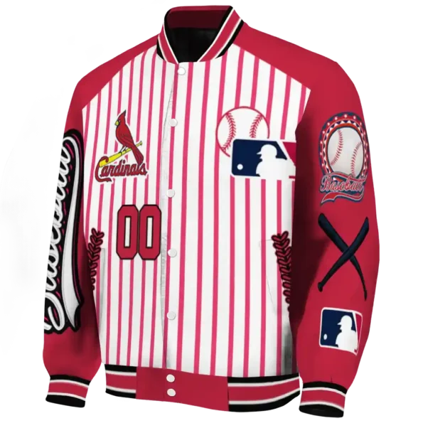 customized st louis cardinals eagle baseball red white varsity jacket best selling