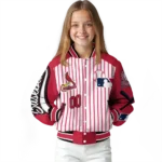 customized st louis cardinals eagle baseball red white varsity jacket best selling
