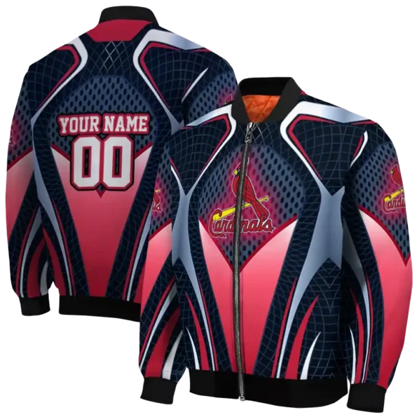 customized st louis cardinals mesh chest old navy crocs black bomber jacket fashion forward