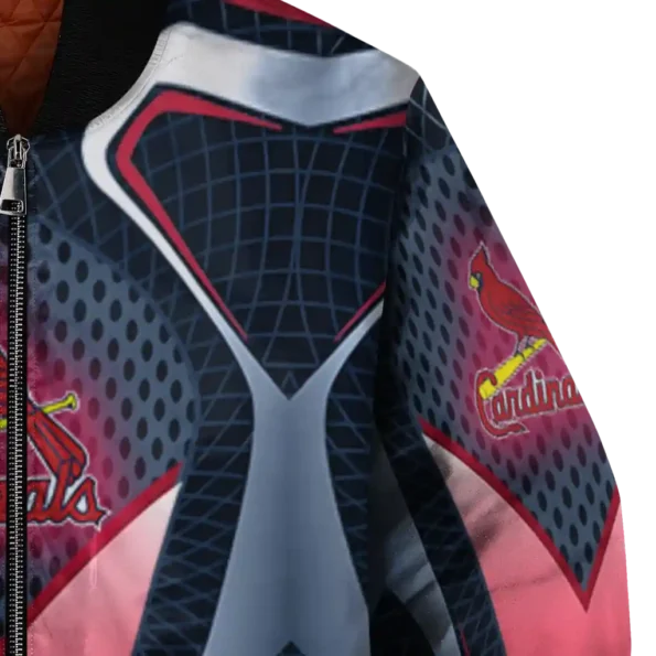 customized st louis cardinals mesh chest old navy crocs black bomber jacket premium grade
