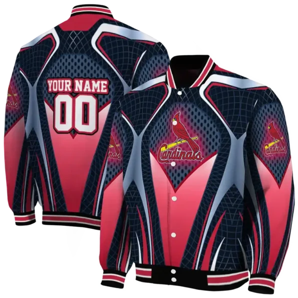 customized st louis cardinals mesh chest old navy crocs black varsity jacket fashion forward