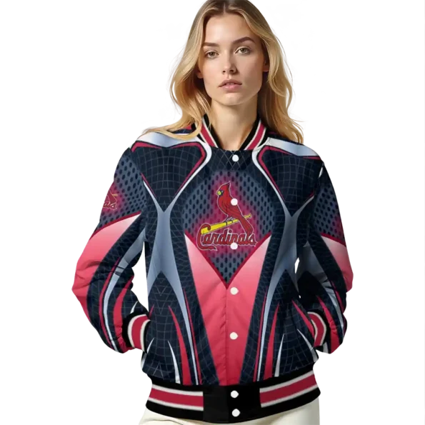 customized st louis cardinals mesh chest old navy crocs black varsity jacket latest model