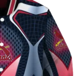 customized st louis cardinals mesh chest old navy crocs black varsity jacket best selling