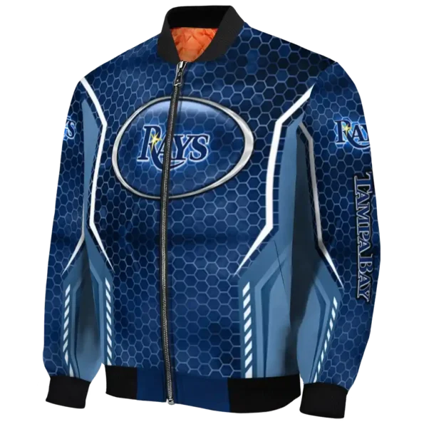customized tampa bay rays power plate navy bomber jacket best selling