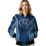 customized tampa bay rays power plate navy bomber jacket best selling