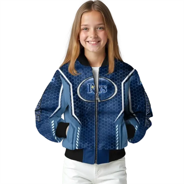 customized tampa bay rays power plate navy bomber jacket top rated 1
