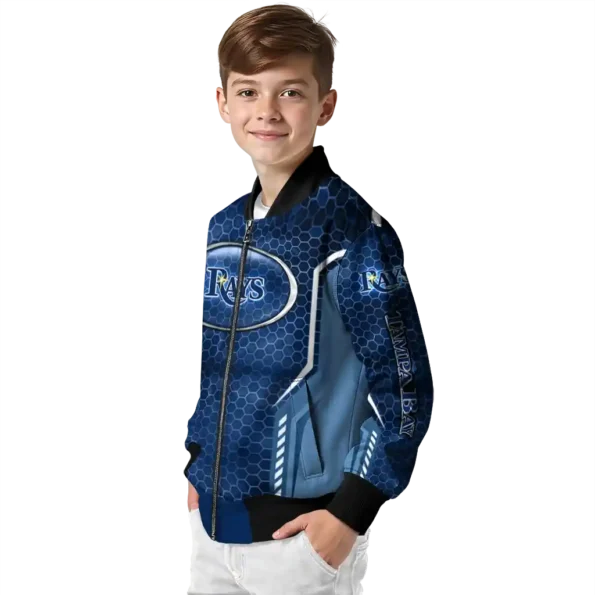customized tampa bay rays power plate navy bomber jacket trendy 1
