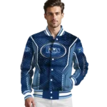customized tampa bay rays power plate navy varsity jacket best selling