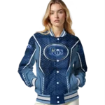 customized tampa bay rays power plate navy varsity jacket best selling