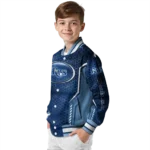 customized tampa bay rays power plate navy varsity jacket best selling