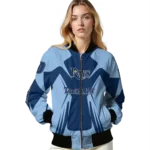 customized tampa bay rays spider mark navy light blue crocs bomber jacket best selling