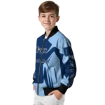 customized tampa bay rays spider mark navy light blue crocs bomber jacket best selling