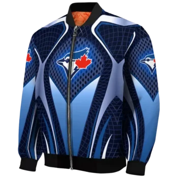 customized toronto blue jays mesh chest white crocs black bomber jacket best selling
