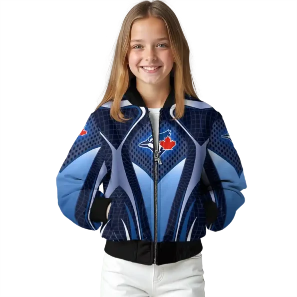 customized toronto blue jays mesh chest white crocs black bomber jacket top rated