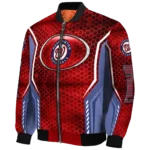 customized washington nationals power plate red bomber jacket best selling