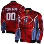 customized washington nationals power plate red bomber jacket best selling