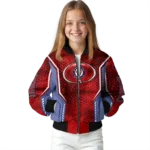 customized washington nationals power plate red bomber jacket best selling