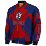 customized washington nationals spider mark red crocs bomber jacket best selling