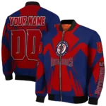 customized washington nationals spider mark red crocs bomber jacket best selling