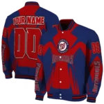 customized washington nationals spider mark red crocs varsity jacket best selling