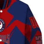 customized washington nationals spider mark red crocs varsity jacket best selling
