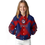 customized washington nationals spider mark red crocs varsity jacket best selling