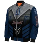 detroit tigers arrow layer navy black bomber jacket best selling