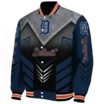 detroit tigers arrow layer navy black varsity jacket best selling