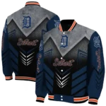 detroit tigers arrow layer navy black varsity jacket best selling