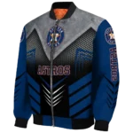 houston astros arrow layer blue black bomber jacket best selling