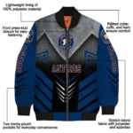 houston astros arrow layer blue black bomber jacket best selling