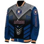 houston astros arrow layer blue black varsity jacket best selling