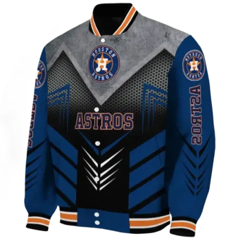 houston astros arrow layer blue black varsity jacket best selling