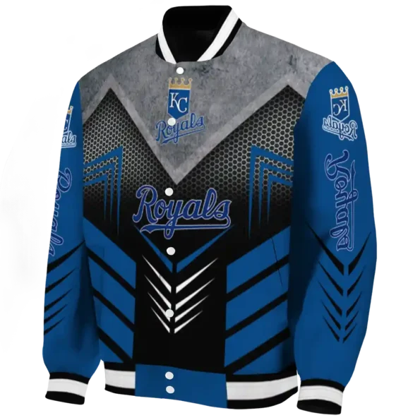 kansas city royals arrow layer royal blue black varsity jacket best selling