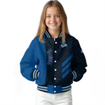 kansas city royals triple side stripes royal blue black varsity jacket best selling