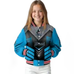 miami marlins arrow layer blue black varsity jacket best selling